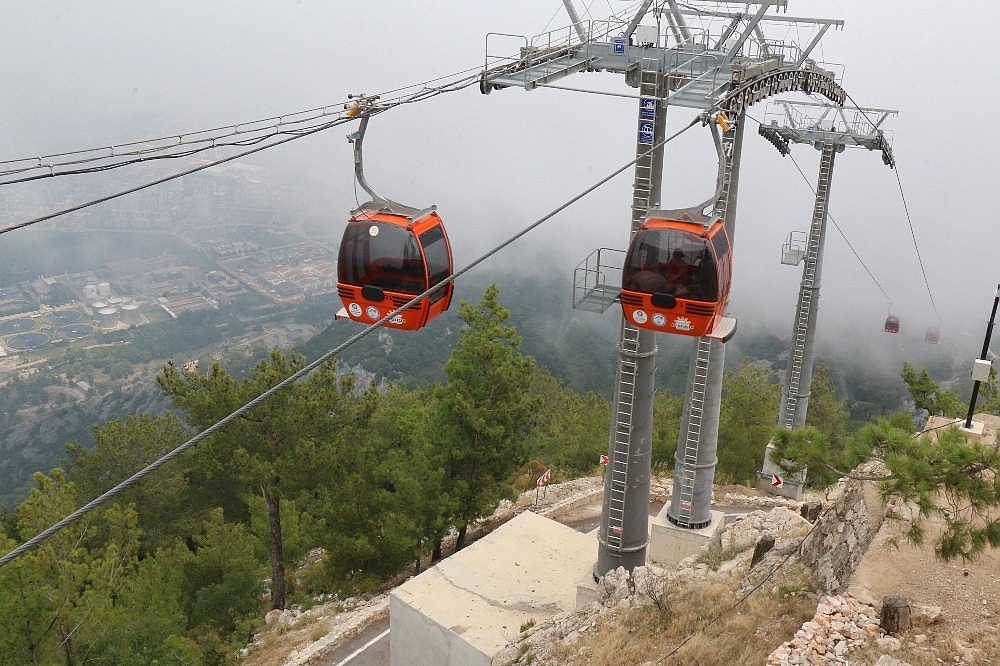 Tünektepe Teleferik çekim merkezi oldu