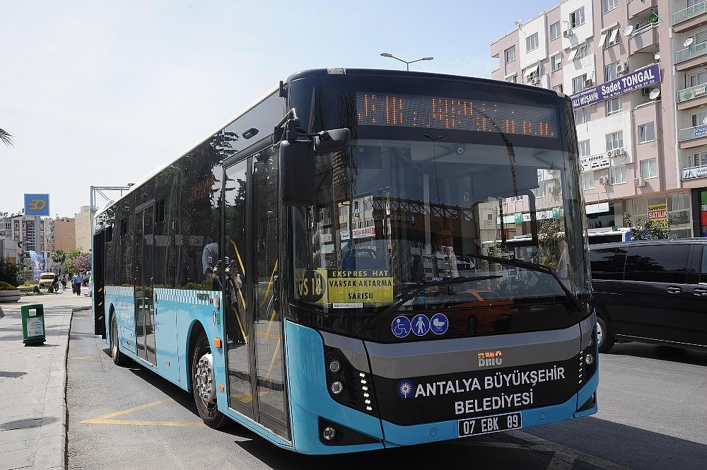 Antalya'da 15 Temmuz'da ulaşım ücretsiz