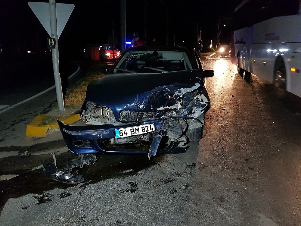 Antalya'da trafik kazası: 5 yaralı! (Videolu)