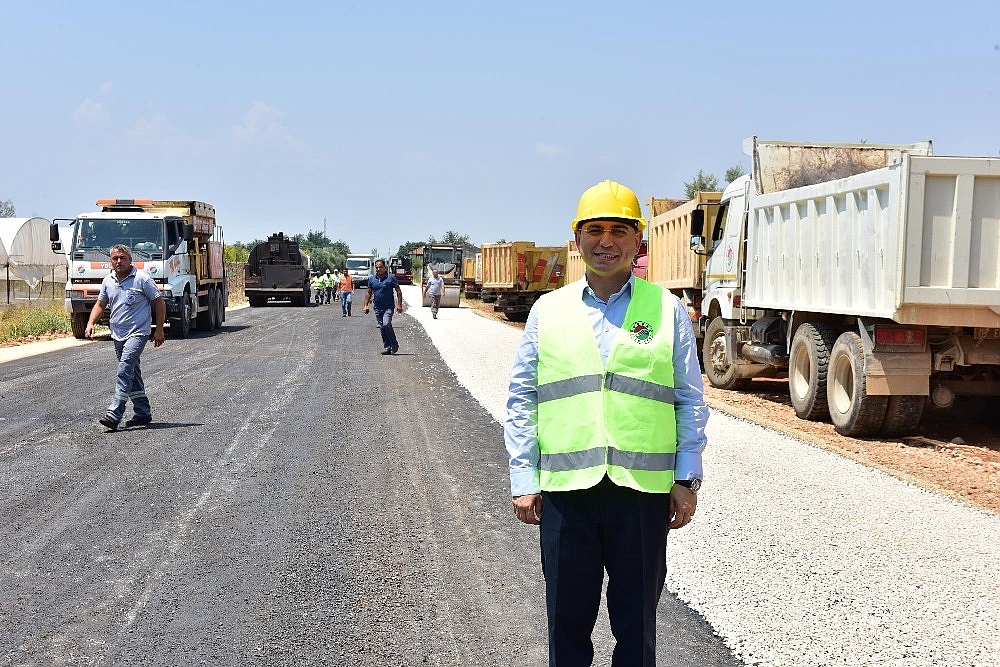 Kepez'de sathi asfalt sezonu törenle açıldı