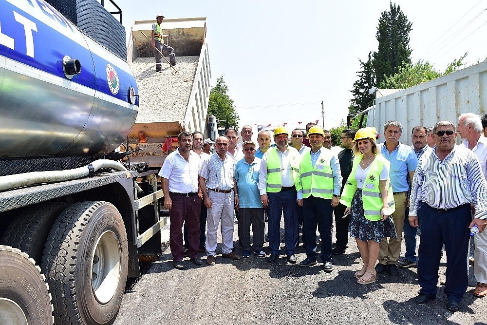 Kepez'de sathi asfalt sezonu törenle açıldı