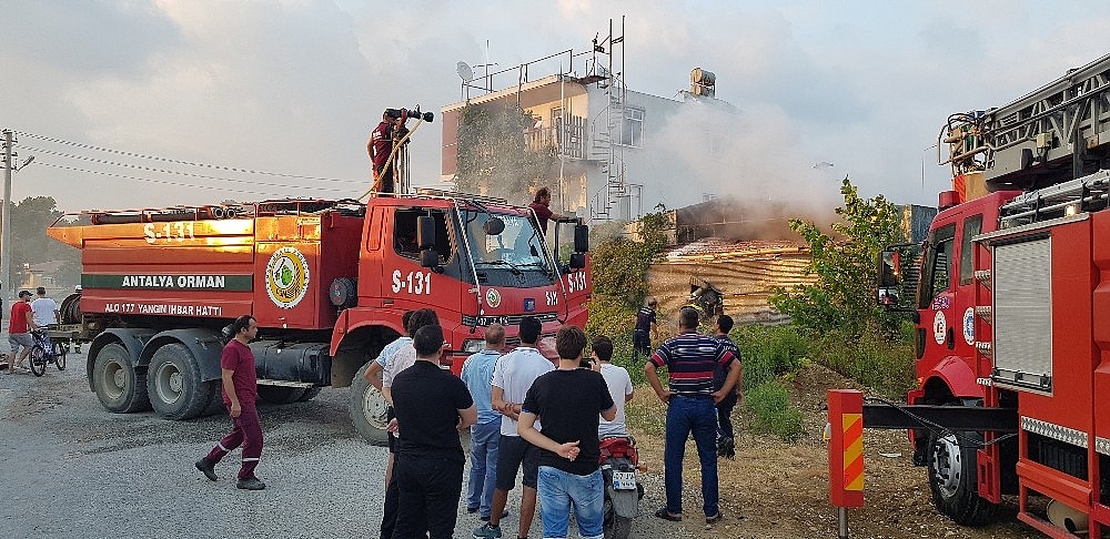 Gecekondu yangını korkuttu!
