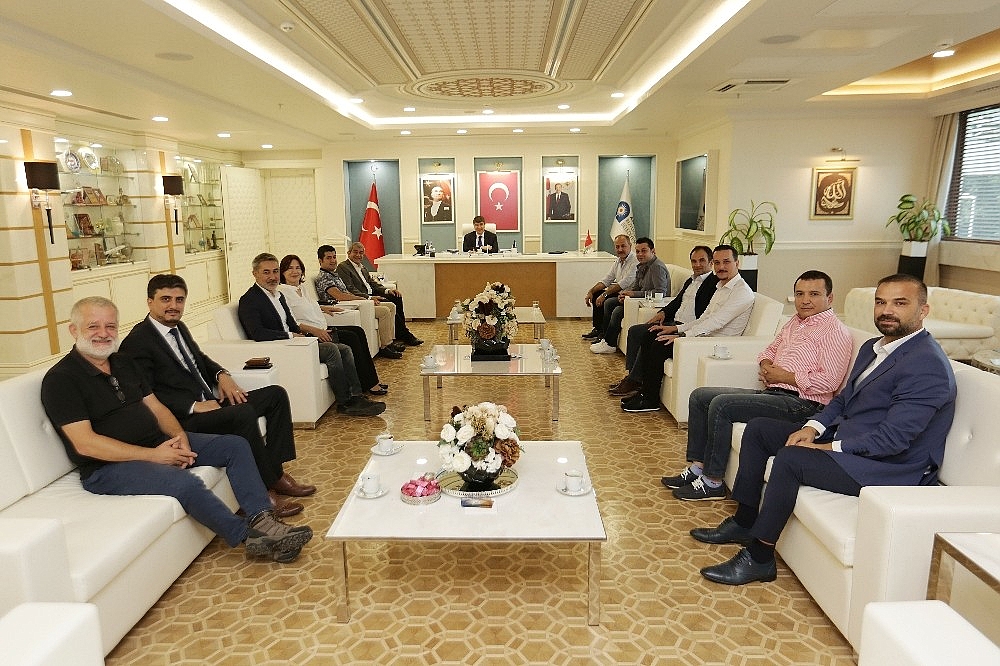 AGC 'nin yeni yönetiminden Başkan Türel'e ziyaret