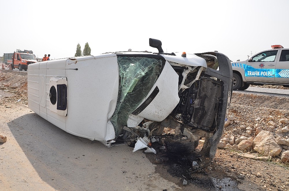 Akseki'de trafik kazası!