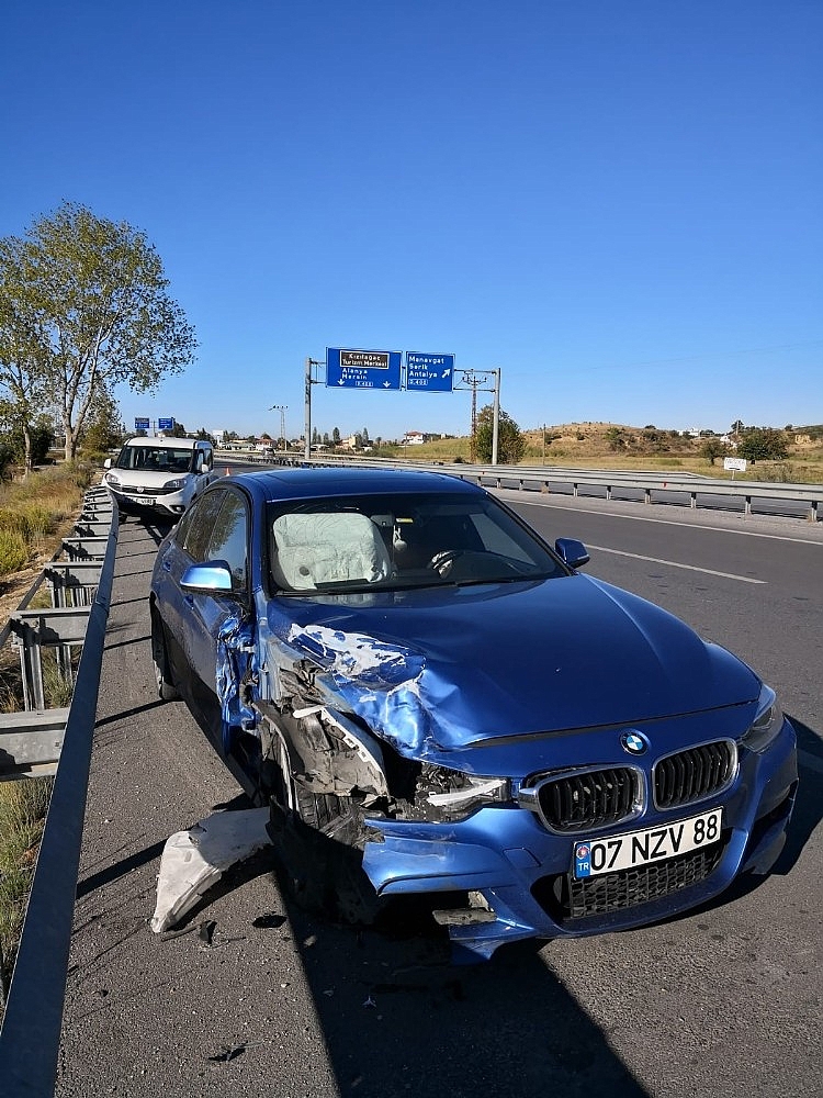Antalya'da trafik kazası!