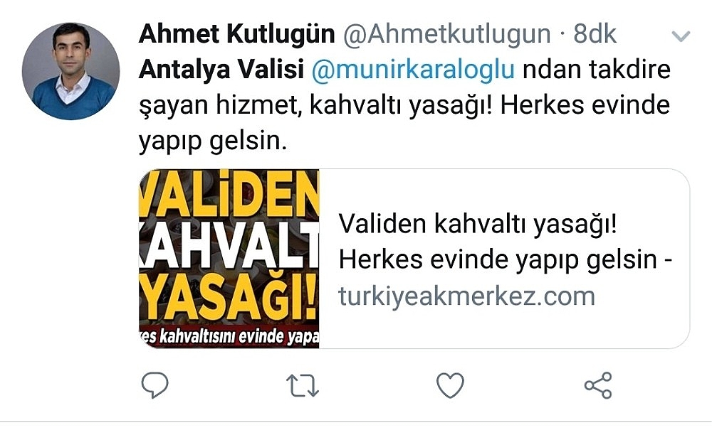 Mesai saatleri içinde sigara ve kahvaltıyı yasakladı, Twitter'da gündem oldu
