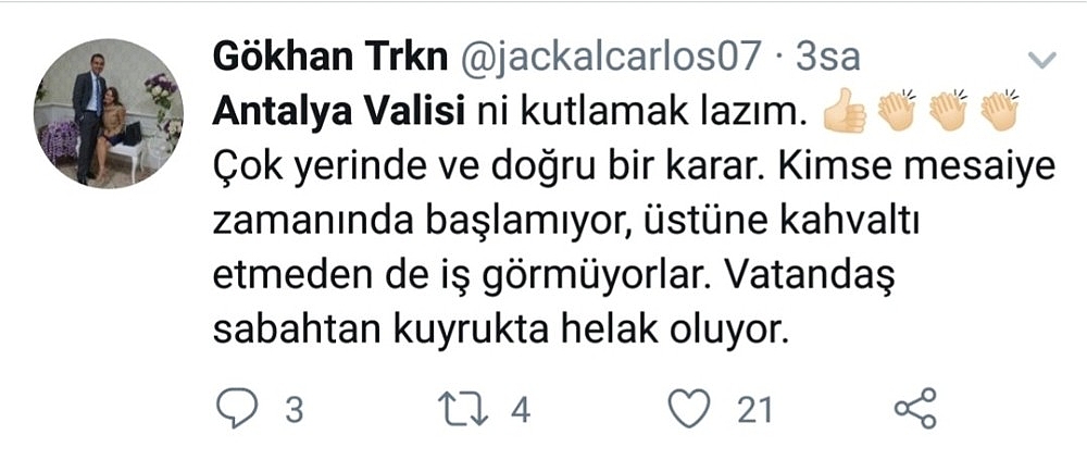 Mesai saatleri içinde sigara ve kahvaltıyı yasakladı, Twitter'da gündem oldu