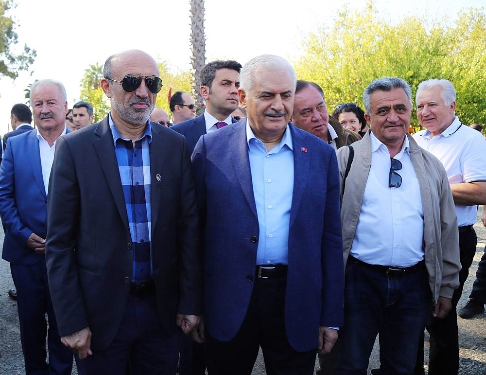 TBMM Başkanı Binali Yıldırım 5 bin yıllık Perge'de