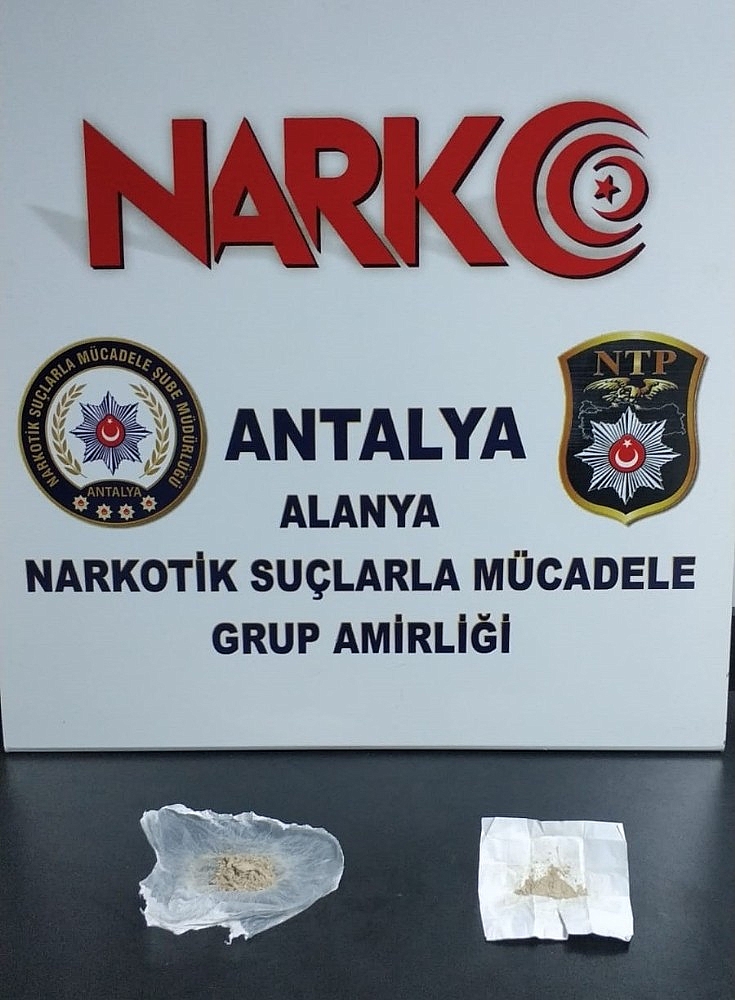 Alanya'da uyuşturucu operasyonu!