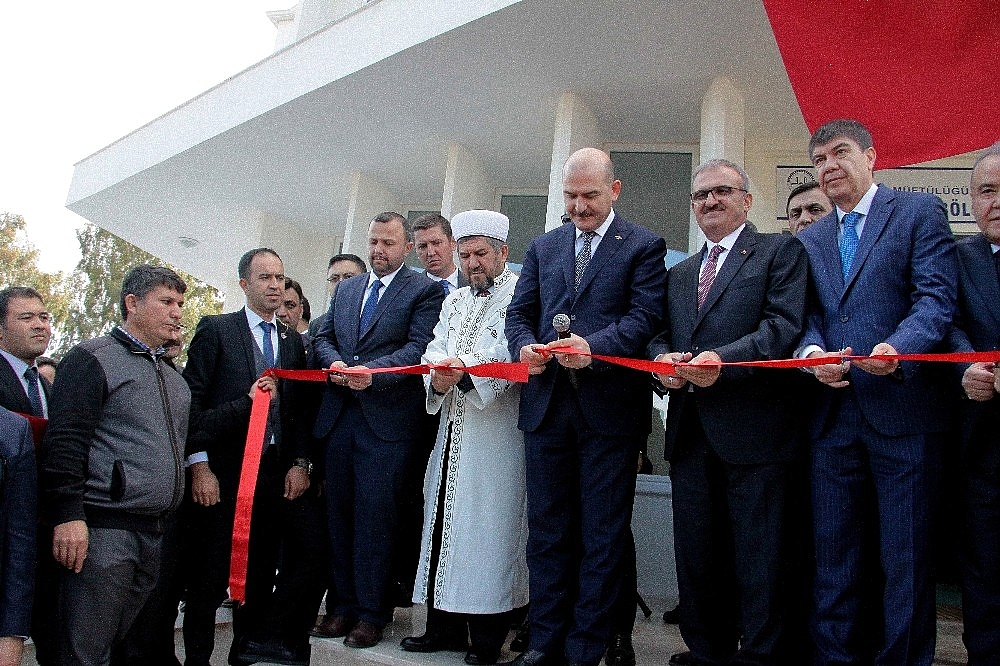 Bakan Soylu, Antalya'da cami açılışına katıldı