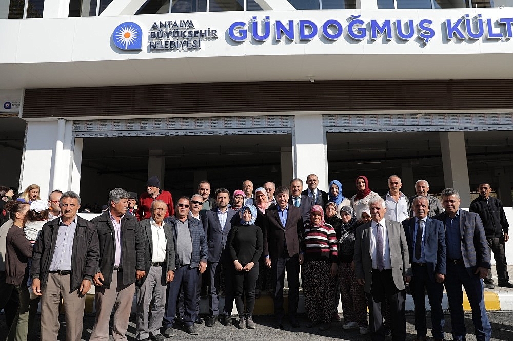 Gündoğmuş Kültür Merkezi açıldı
