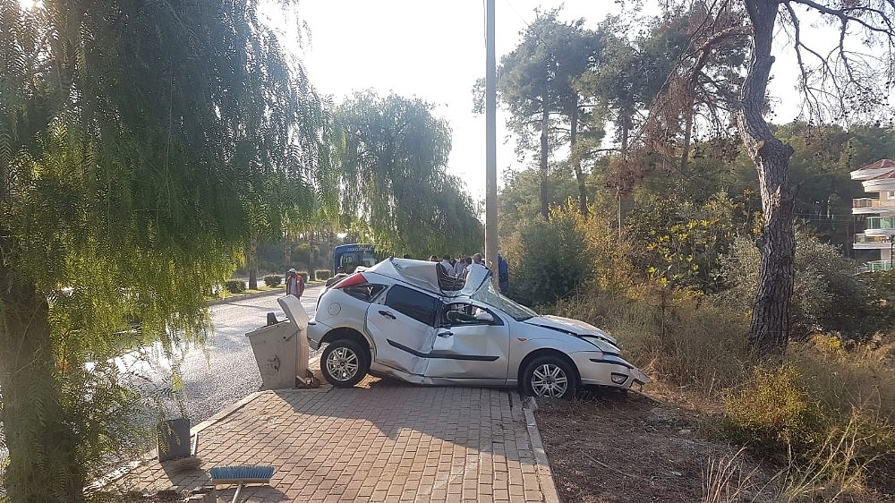 Manavgat'ta trafik kazası!