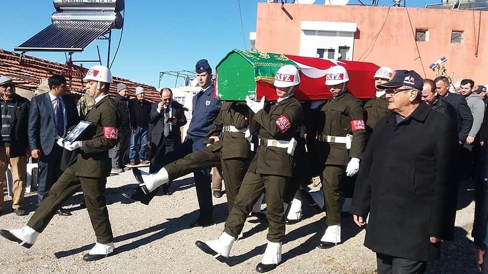 Kıbrıs gazisi son yolculuğuna uğurlandı!