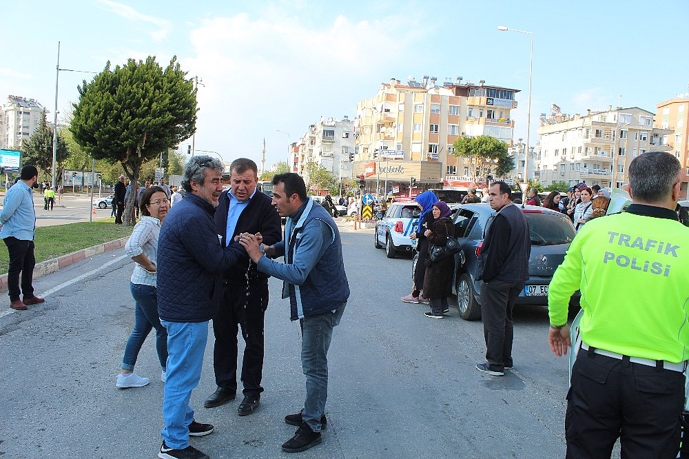 Antalya'da trafik kazası!