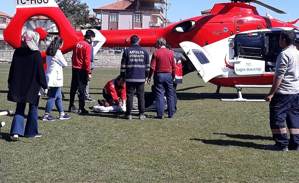 Hava ambulansı, Rabia teyze için havalandı!