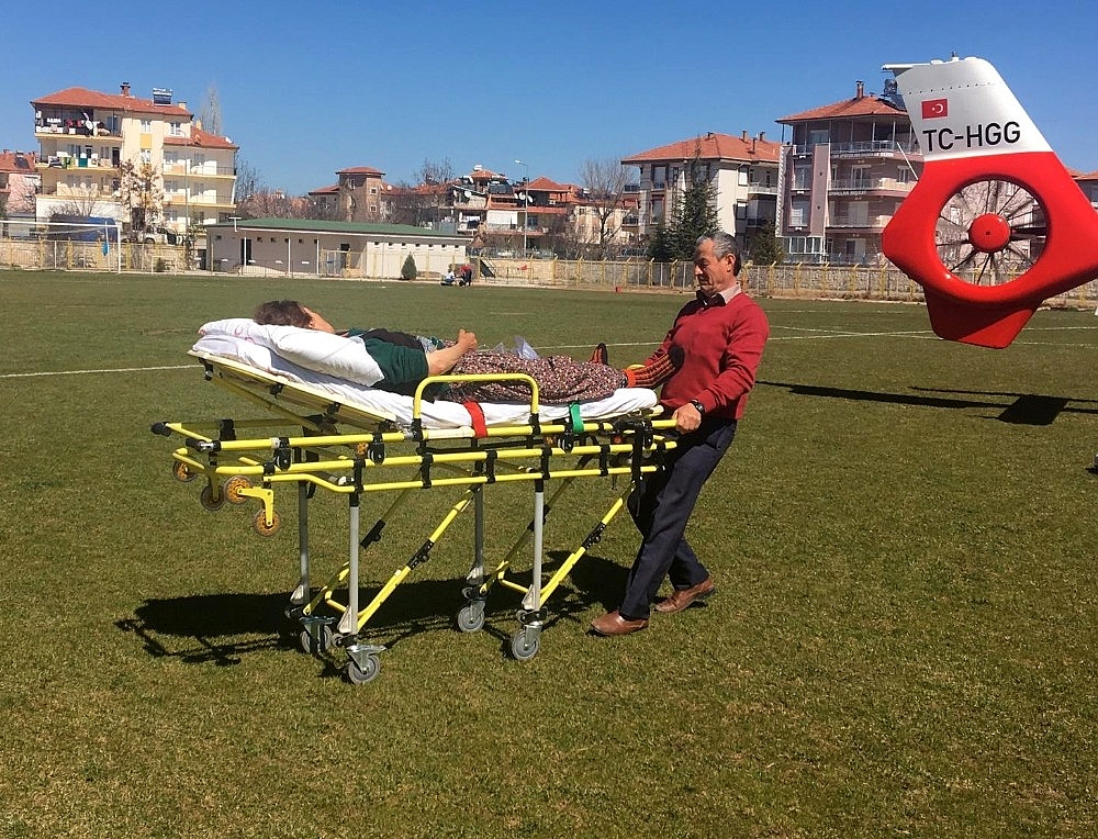 Hava ambulansı, Rabia teyze için havalandı!
