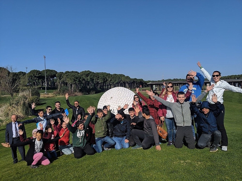 Özel öğrenciler golf sporuyla tanıştı