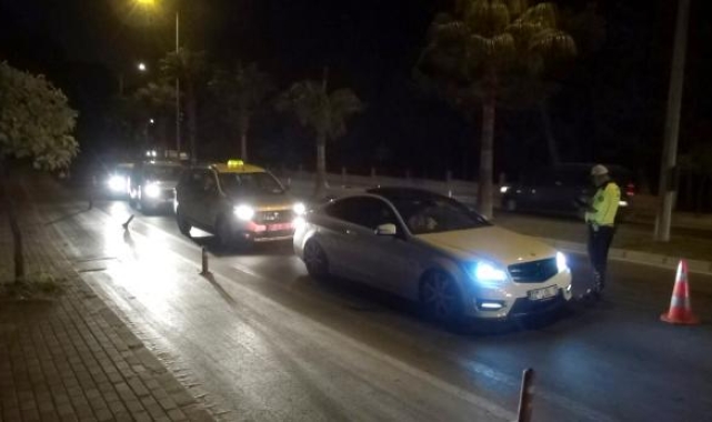 Manavgat'ta trafik denetimi