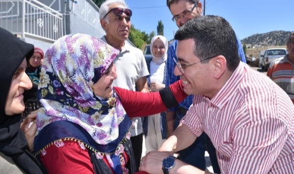 Tütüncü, Kepezlileri  yazlıkta ziyaret etti