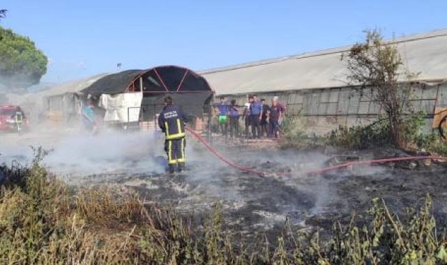 Zabıta ekibinin dikkati, yangına hızlı müdahaleyi sağladı