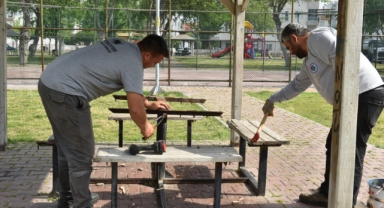 Parklar güzelleşiyor 