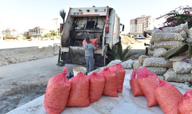 Kepez'de 1,5 ton patates imha edildi