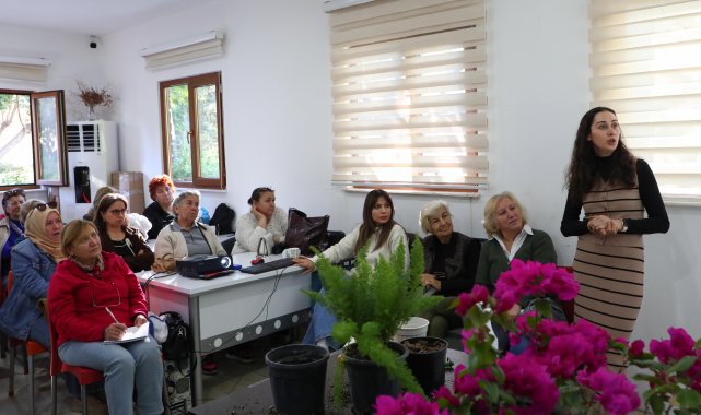 Büyükşehir'den yaş almış bireylere evde çiçek yetiştiriciliği eğitimi