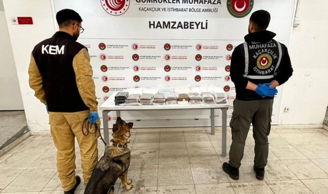 Gümrüklerde rekor; 33 ton 198 kilo uyuşturucu ele geçirildi