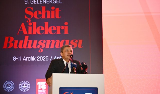 Şehit aileleri Antalya'da buluştu