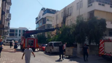 Daire yangında kullanılamaz hale geldi