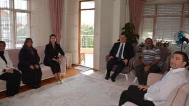 Kaymakamdan şehit kabirleri ve ailelerine ziyaret