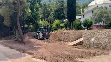 Kemer'de altyapı çalışmaları