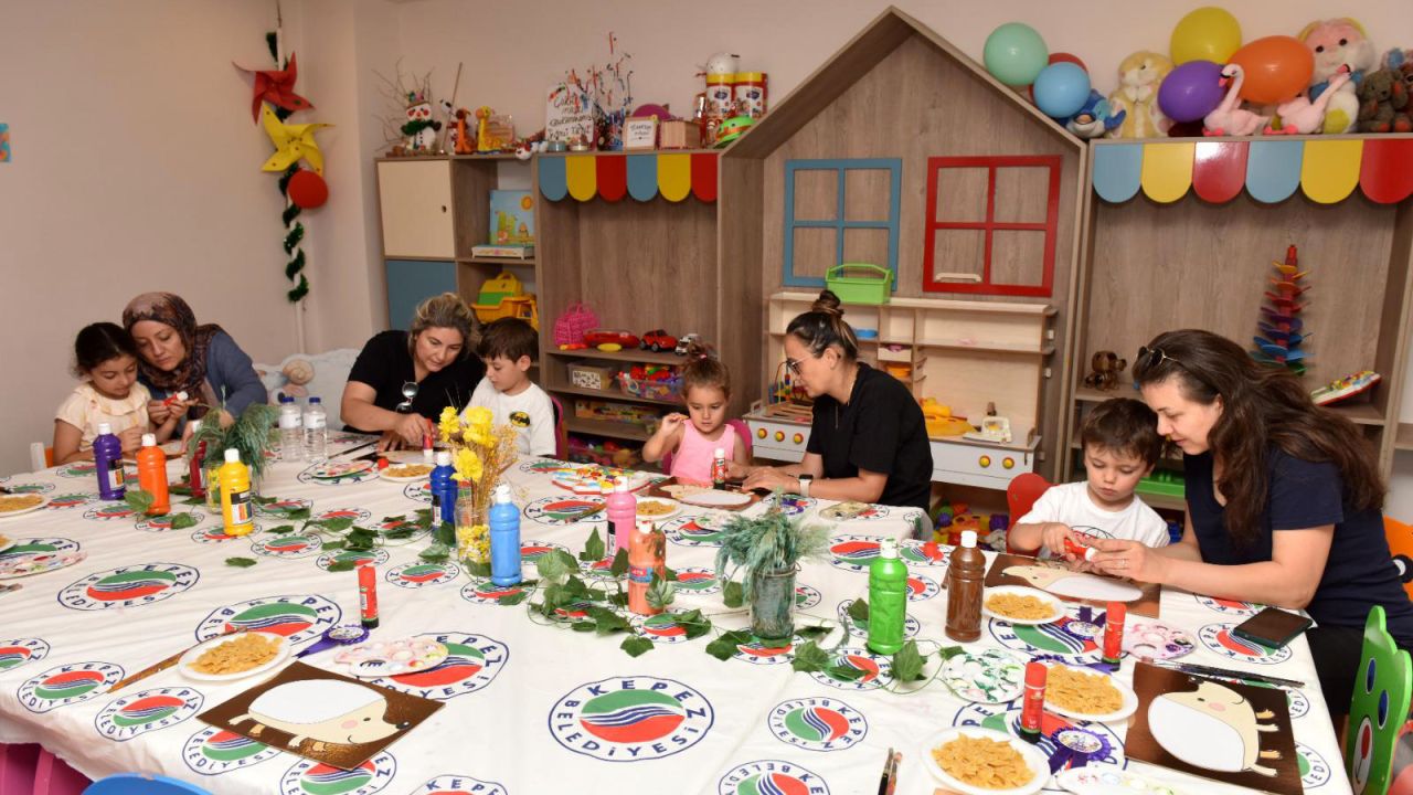 Kepez’de minik eller sanatla buluşuyor