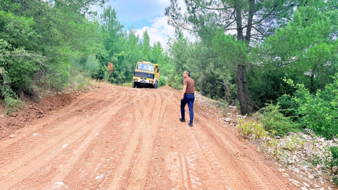 Yayla yollarında bakım çalışmaları